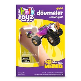 HoloToyz Tattoo Metal Mania AR Uyumlu Geçici Dövme