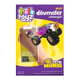 HoloToyz Tattoo Metal Mania AR Uyumlu Geçici Dövme