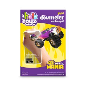 HoloToyz Tattoo Metal Mania AR Uyumlu Geçici Dövme