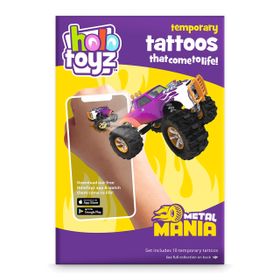 HoloToyz Tattoo Metal Mania AR Uyumlu Geçici Dövme