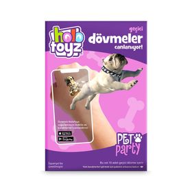 HoloToyz Tattoo Pet Party AR Uyumlu Geçici Dövme