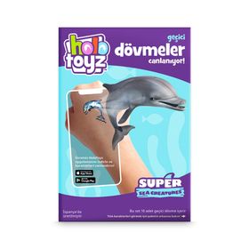 HoloToyz Tattoo Super Sea Creatures AR Uyumlu Geçici Dövme