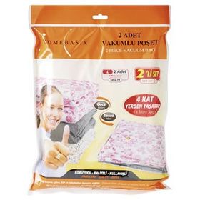 Homebasix 2'li Large Vakumlu Hurç