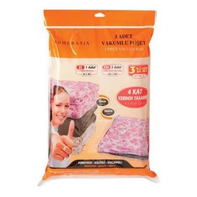 Homebasix Vakumlu 3'lü Hurç