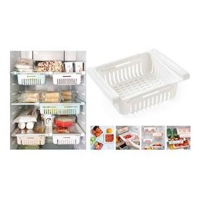 HomeCare 716381 Trebonn Beyaz Teleskopik Buzdolabı Organizeri