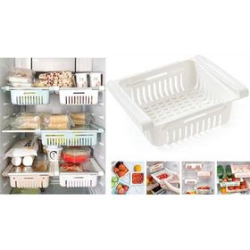 HomeCare 716381 Trebonn Beyaz Teleskopik Buzdolabı Organizeri