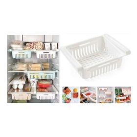 HomeCare 716381 Trebonn Beyaz Teleskopik Buzdolabı Organizeri