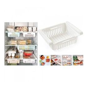 HomeCare 716381 Trebonn Beyaz Teleskopik Buzdolabı Organizeri
