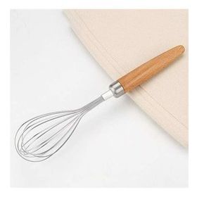 HomeCare 716490 Cintura Ahşap Sap 10 Tel 26 cm Paslanmaz Çırpma Teli