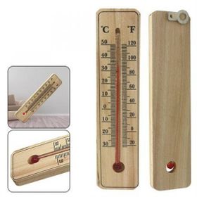 HomeCare 717044 Malmsey Ahşap Duvar Termometre