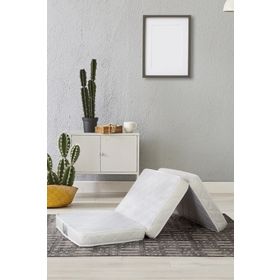 Homedius Günaydın Trend 90x190 cm Tek Kişilik 3 Kat Katlanır Yaylı Yatak