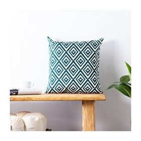 Homedius Klasik Kadife 45x45 cm Yeşil Kırlent