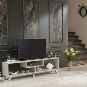Homedora Parma Beyaz TV Sehpası