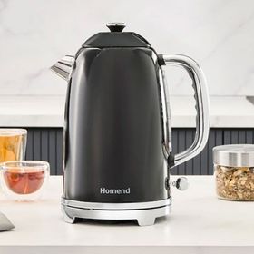Homend 1627H Vintage Heatrow 2200 W Siyah Kettle Su Isıtıcısı