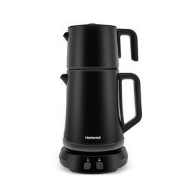Homend 1776H Royaltea Elegant Mat Siyah Çay Makinesi
