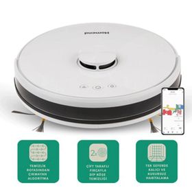 Homend Alex 1281H Laser Beyaz Robot Süpürge