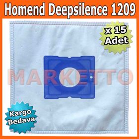 Homend Deepsilence 1209 15 adet Süpürge Toz Torbası