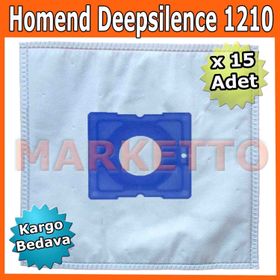 Homend Deepsilence 1210 15 adet Süpürge Toz Torbası