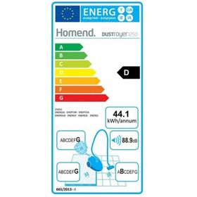 Homend Dustroyer 1250 1000 W D Sınıfı Toz Torbasız Elektrikli Süpürge