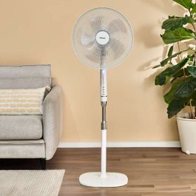 Homend Fanomen 9010H Hız Açı Ayarlı Salınma Özellikli Beyaz Ayaklı Vantilatör