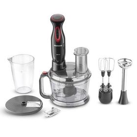 Homend Functionall 2851H Siyah Kırmızı Mutfak Robotu