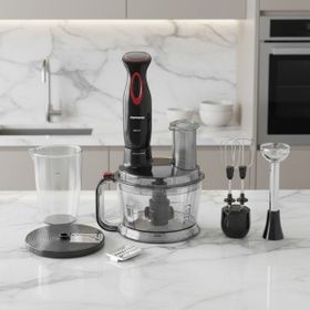 Homend Functionall 2851H Siyah Kırmızı Mutfak Robotu