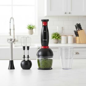 Homend Handmaid Siyah Kırmızı 1967H Blender Set