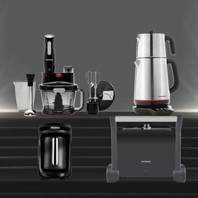 Homend Premium Serisi Siyah Elektrikli Mutfak Aletleri Çeyiz Setleri