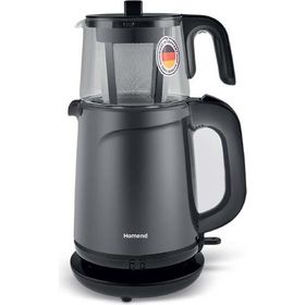 Homend Royal Tea 1743H Siyah Gri Çay Makinesi
