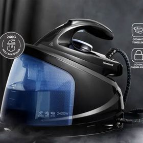 Homend Steamwork Siyah Mavi 2400 W Buhar Kazanlı Ütü