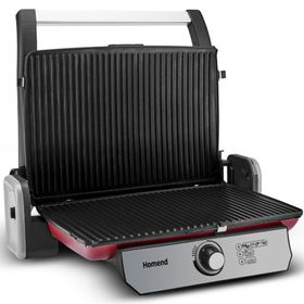 Homend ToastBuster 1382H Kırmızı Silver Tost Makinesi
