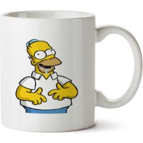 Homer Simpson Karakter Baskılı Kupa Bardak