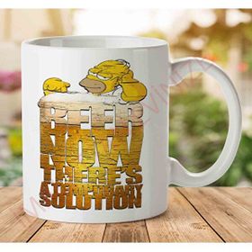 Homer Simpsons Beer Baskılı Kupa Bardak