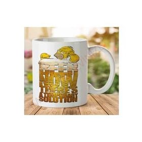 Homer Simpsons Beer Baskılı Kupa Bardak