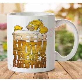 Homer Simpsons Beer Baskılı Kupa Bardak