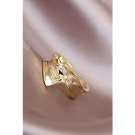 HomeStore Metal Gold Renk Ayarlamalı Kadın Yüzük