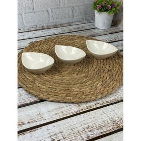 HomeTarz 3'lü Set Seramik Çerezlik Sosluk Kahvaltılık