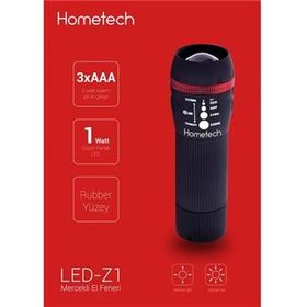 Hometech LED-Z1 Siyah El Feneri