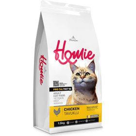 Homie 1.5 KG Düşük Tahıllı Tavuklu Yetişkin Kedi Maması