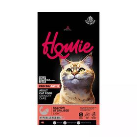 Homie Hipoalerjenik Düşük Tahıllı Somonlu Kısırlaştırılmış 12 kg Kedi Maması