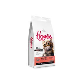 Homie Kitten Düşük Tahıllı Somonlu Yavru ve Anne 1.5 kg Kedi Maması