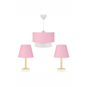 Homing Artgift Bronz Gövdeli Üçlü Avize Seti