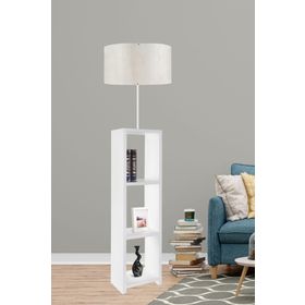 Homing AYD-1732 Dekoratif Raflı Ahşap Lambader