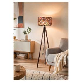 Homing AYD-2800 Rustik Desenli Ahşap Üç Ayaklı Lambader
