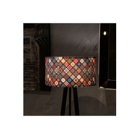 Homing AYD-2800 Rustik Desenli Ahşap Üç Ayaklı Lambader