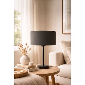 Homing Ayd-2847 Başlıklı Metal Gövdeli Antrasit Abajur