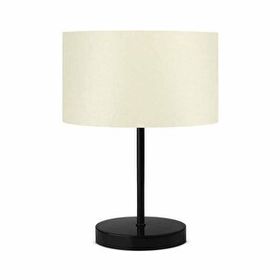 Homing Ayd-2849 Krem Krem Kumaş Metal Gövdeli Abajur