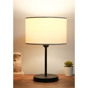 Homing Ayd-2849 Krem Krem Kumaş Metal Gövdeli Abajur