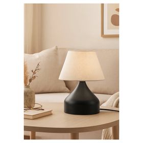 Homing AYD-3088 Krem Milano Metal Gövdeli Abajur