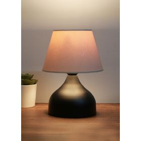 Homing AYD-3088 Krem Milano Metal Gövdeli Abajur